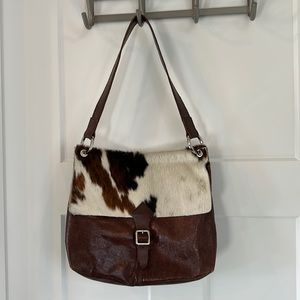Cowhide purse